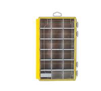 pumpumlia Caja de aparejos de pesca, caja de almacenamiento para señuelos, organizadores impermeables con separadores extraíbles, bandeja portátil, solución de almacenamiento de equipo de pesca