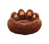 pumpumlia Cama de gran tamaño para perros con funda peluda, nido suave, grueso y de pelo largo, sofá de felpa