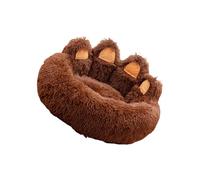 pumpumlia Cama de gran tamaño para perros con funda peluda, nido suave, grueso y de pelo largo, sofá de felpa