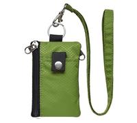 pumpumlia Cartera segura para tarjetas, protección de privacidad, impermeable, con cordón, llavero, ventana de identificación, bolsillos con cremallera, pequeño, a, Mass Beauty