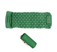pumpumlia Colchón inflable para acampar al aire libre con almohadas, tapete de viaje, cama plegable, cojines de aire ligeros duraderos