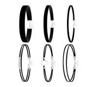 pumpumlia Collar de tela de doble capa fácil de usar, diseño transpirable para comodidad durante todo el día y joyería minimalista apilable de tela, talla única, como se describe, como se describe