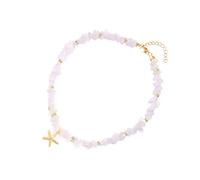 pumpumlia Collar hecho a mano ajustable de piedra natural para mujer, collar femenino ajustable mineral triturado, talla única, como se describe, como se describe