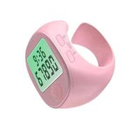 pumpumlia Contador digital inteligente con visualización simultánea de la hora de 5 dígitos para conteo frecuente, seguimiento de necesidades de conteo multifunción, contador de anillos