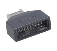 pumpumlia Convertidor vertical USB 3.0 de 19 pines y 20 pines, adaptador de placa base USB C para convertidor de cabecera tipo E A USB C