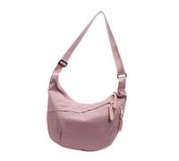 pumpumlia Crescents - Bolsa cruzada de lona para mujeres y hombres, con múltiples bolsillos, espaciosa bolsa de luna, bolsas holgadas, bolsas de albóndigas, bolsas cruzadas para mujer, b, One Size