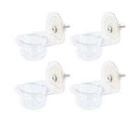 pumpumlia Cuenco de entrenamiento para pájaros, jaula de loros, juguete para cacatúas, periquitos, loros, accesorios de gimnasio, resistente a mascotas