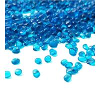 pumpumlia Cuentas de grava de cristal de 3-4-6 mm para seguridad y acuarios, base inferior para peces y plantas, hábitats de peceras, grava