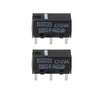 pumpumlia D2FC-F-7N - Botón de ratón con 20 millones de clics para ratón, 2 unidades por juego