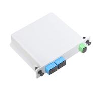 pumpumlia Divisor de fibra óptica UPC pequeño de 1 x 4 con baja pérdida de inserción para una fácil instalación en comunicaciones de Internet, divisor de fibra PLC