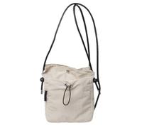 pumpumlia Elegante bolso bandolera de lona para teléfono, con cordón, adecuado para compras y viajes, beige, One Size