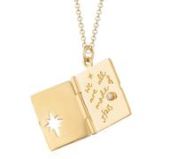 pumpumlia Elegante collar chapado en oro con estrella de cobre con artesanía intrincada, regalo ideal para los seres queridos, uso diario, collar de tono dorado, talla única, como se describe, como se