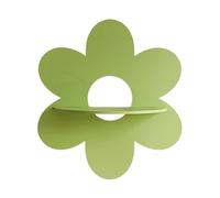 pumpumlia Estante de pared de madera con forma de flor, estantes flotantes, decoración del hogar, estante de exhibición de cristal, soporte para plantas para colgar en la sala de estar, pared de