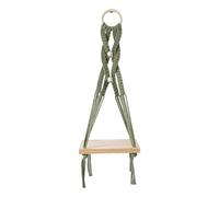 pumpumlia Estantes colgantes de pared hechos a mano, estilo bohemio, para libros de plantas y jarrones, portátiles para cualquier habitación, uso diario