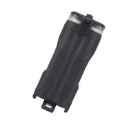 pumpumlia Funda de transporte impermeable para batería, resistente al polvo, doble agujero, portátil, para mochilas tácticas y equipos, Black