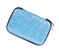 pumpumlia Funda rígida para bates de tenis de mesa, bolsa portátil rígida para equipos de fitness, palas de pingpong, bolsa de almacenamiento para amantes