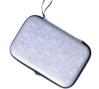 pumpumlia Funda rígida para bates de tenis de mesa, bolsa portátil rígida para equipos de fitness, palas de pingpong, bolsa de almacenamiento para amantes