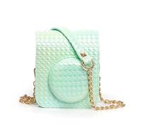 pumpumlia Funda suave de piel sintética con correas de hombro para cámara Mini12 Instants, Green