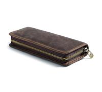 pumpumlia Fundas de cuero para bolígrafos, estuche organizador de plumas estilográficas, ranuras elásticas para bolígrafos de 5 a 11 lápices