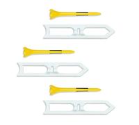 pumpumlia Juego de 3 camisetas de golf Rocketry para práctica de pelota de menos fricción, alfombrilla estable para campos de conducción, camisetas de golf de alto rendimiento