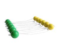 pumpumlia Juego de 6 pelotas de entrenamiento de golf duras de repuesto, juego de lanzamiento al aire libre, césped, patio, golf, lanzamiento, fácil de usar, escaleras de repuesto