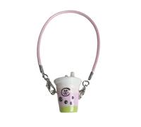 pumpumlia Juego de abalorios de resina para manualidades, accesorios para bebidas, llaveros, bolsas, joyería, tés de burbujas creativos, talla única, como se describe, como se describe