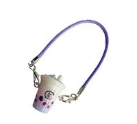 pumpumlia Juego de abalorios de resina para manualidades, accesorios para bebidas, llaveros, bolsas, joyería, tés de burbujas creativos, talla única, como se describe, como se describe