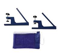pumpumlia Juego de malla plegable de pingpong para interior y exterior, juego de tenis de mesa y poste para entrenamiento, competición, juego de tenis de mesa y postes, adecuado para interiores y