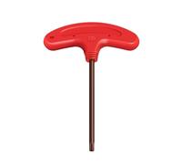 pumpumlia Llave inglesa para máquina con mango en T, llave de seguridad con agujero de perno y destornillador, herramienta de reparación mecánica