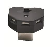 pumpumlia Luz de ambiente tipo C de alto brillo, luz ambiental USB tipo C, luz ambiental ajustable, luces iluminadas para decoración del hogar, consola central, lámpara LED
