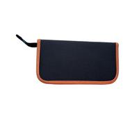pumpumlia Maletín de transporte portátil para herramientas pequeñas, organizador de bolsas con cremalleras, bolsas de almacenamiento de hierro soldado, organizadores de artículos electrónicos, Naranja