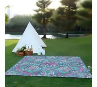 pumpumlia Manta plegable grande para pícnics al aire libre, camping, playa, ligera, impermeable, para senderismo, resistente al agua