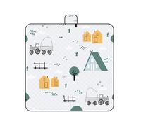 pumpumlia Manta plegable portátil para pícnics de gran tamaño, impermeable, adecuada para uso en exteriores, resistente a la arena, 200 x 150 cm, antideslizante, para comidas al aire libre