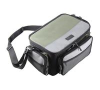 pumpumlia Mochila para aparejos de pesca al aire libre, impermeable, múltiples bolsillos, almacenamiento de equipos, bolsas de gran capacidad, accesorios de comodidad para llevar un solo hombro