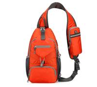 pumpumlia Mochilas de nailon para hombre, multifuncionales, para hombro, pecho, casual, para viajes, hombre, hombro, pecho, nailon, mochila de viaje