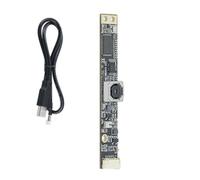 pumpumlia Módulo de cámaras USB 4K de 13 MP con lente sin distorsión con micrófono para sistemas de ventana, cámara web de gran angular