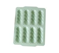 pumpumlia Molde antiadherente para hornear brownie, bandeja para tartas de queso, bandeja para magdalenas, molde de acero al carbono con patrón trenzado de 8 cavidades, bandeja de acero al carbono