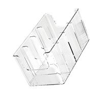 pumpumlia Organizador de almacenamiento transparente de PET para cinturones y corbatas, caja transparente con múltiples compartimentos, organizador de cinturón con compartimentos