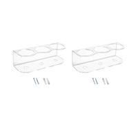 pumpumlia Organizador de latas de aerosol acrílico eficiente de espacio, estante de almacenamiento para montaje en pared, mejora la accesibilidad en hogares y tiendas, soporte multiusos para aerosoles
