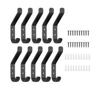 pumpumlia Paquete 10 Gancho Metal para Armario Casa Ganchos Colgantes Colgantes Pared