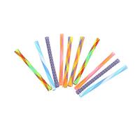 pumpumlia Paquete de 10 tubos de resorte para mascotas de calibre interactivo para masticar, juguetes coloridos para gatitos