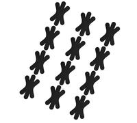 pumpumlia Paquete de 12 cintas de kinesiología, accesorios deportivos musculares, cinta elástica deportiva adecuada para correas de estabilidad de rodilla atlética de muñeca