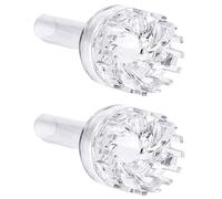 pumpumlia Paquete de 2 espumadores acrílicos para superficies de acuarios eficientes, removedor de película de aceite, para mantenimiento de peceras, varios tamaños, removedor de película de aceite de