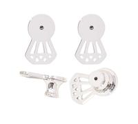 pumpumlia Paquete de 4 elegantes pendientes con cierre en forma de diamante, accesorios de joyería para orejas, tapones de repuesto, accesorios de joyería, talla única, como se describe