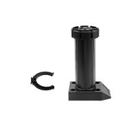 pumpumlia Paquete de 4 patas de gabinete de ajuste de altura, resistentes, fáciles de fijar, parte de equilibrio del hogar, instalación sencilla para suelos irregulares, patas ajustables para muebles