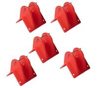 pumpumlia Paquete de 5 protectores de cuerda gruesa antiabrasión, dispositivos fijos para altitudes elevadas, accesorios de escalada, durabilidad, anclajes de detención de caídas para escalada de