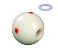 pumpumlia Pelota de entrenamiento de billar con agujero, portátil, para billar, accesorios de mesa de billar con herramienta de entrenamiento