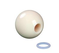 pumpumlia Pelota de entrenamiento de billar con agujero, portátil, para billar, accesorios de mesa de billar con herramienta de entrenamiento