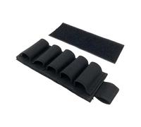 pumpumlia Porta cartuchos portátil para 5 cartuchos redondos tácticamente de nailon, soporte para cartuchos de rifles de caza