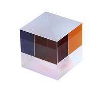 pumpumlia Prisma cuadrado de cristal para enseñanza de ciencias, lecciones físicas utilizadas para herramientas de enseñanza, investigación y decoraciones, giroscopio